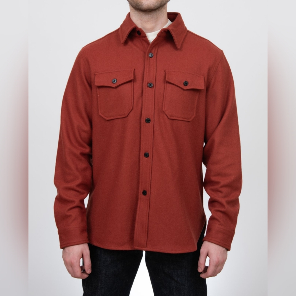 Schott N.Y.C.Men's CPO Wool Shirt 7810